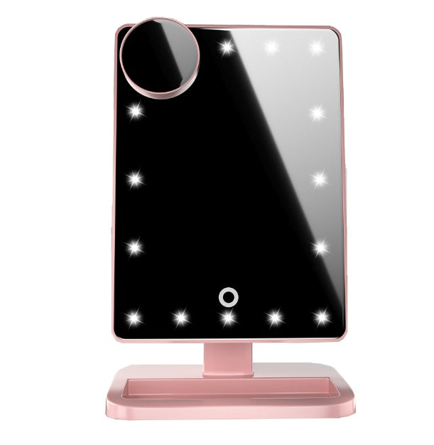 LED Touch Makeup Mirror with Bluetooth & 10X Magnifier