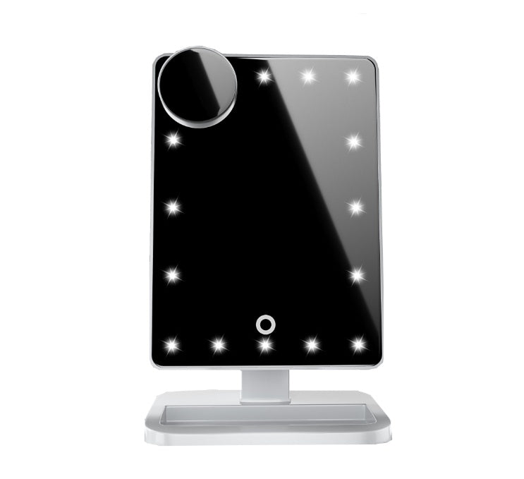 LED Touch Makeup Mirror with Bluetooth & 10X Magnifier