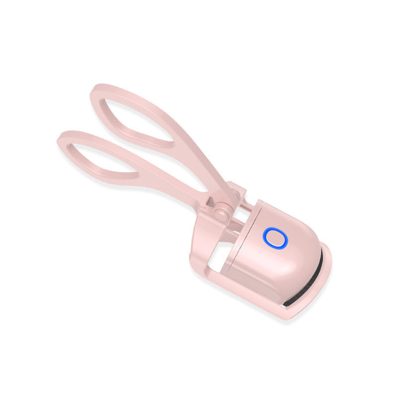 "Portable Heated Eyelash Curler – USB Rechargeable & Compact"