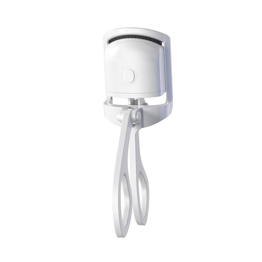 "Portable Heated Eyelash Curler – USB Rechargeable & Compact"